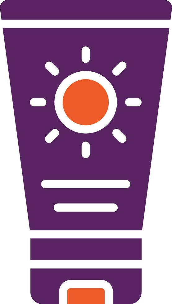 Suncream Vector Icon Design Illustration