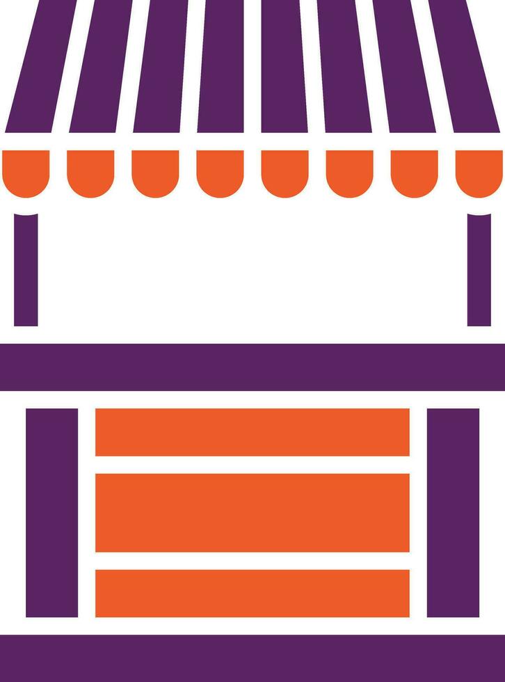 Stall Vector Icon Design Illustration