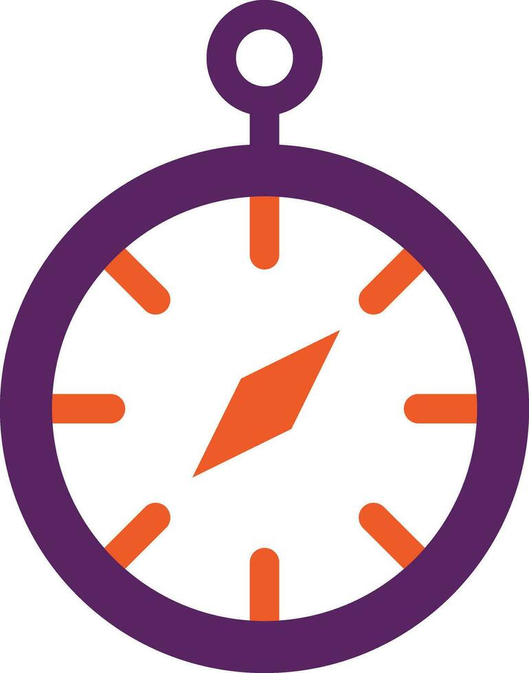 Chronometer Vector Icon Design Illustration