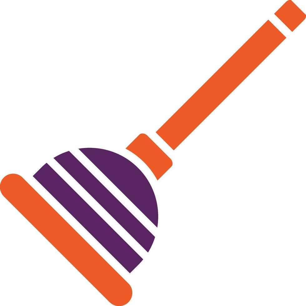 Plunger Vector Icon Design Illustration