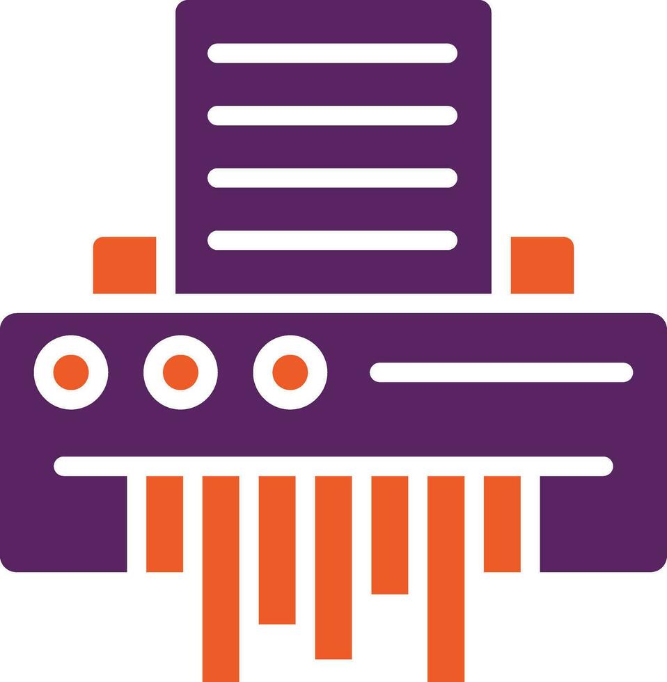 Shredder Vector Icon Design Illustration