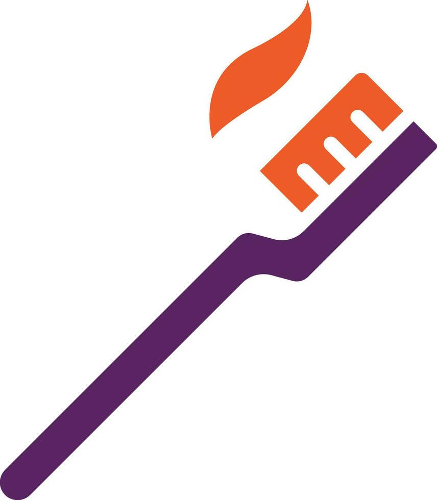 Tooth Brush Vector Icon Design Illustration