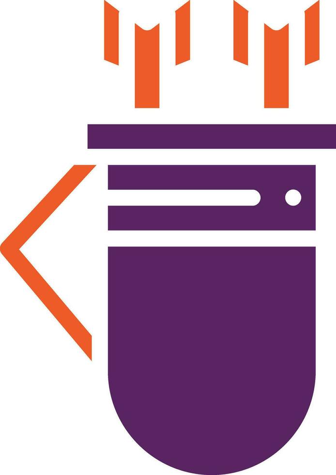 Quiver Vector Icon Design Illustration