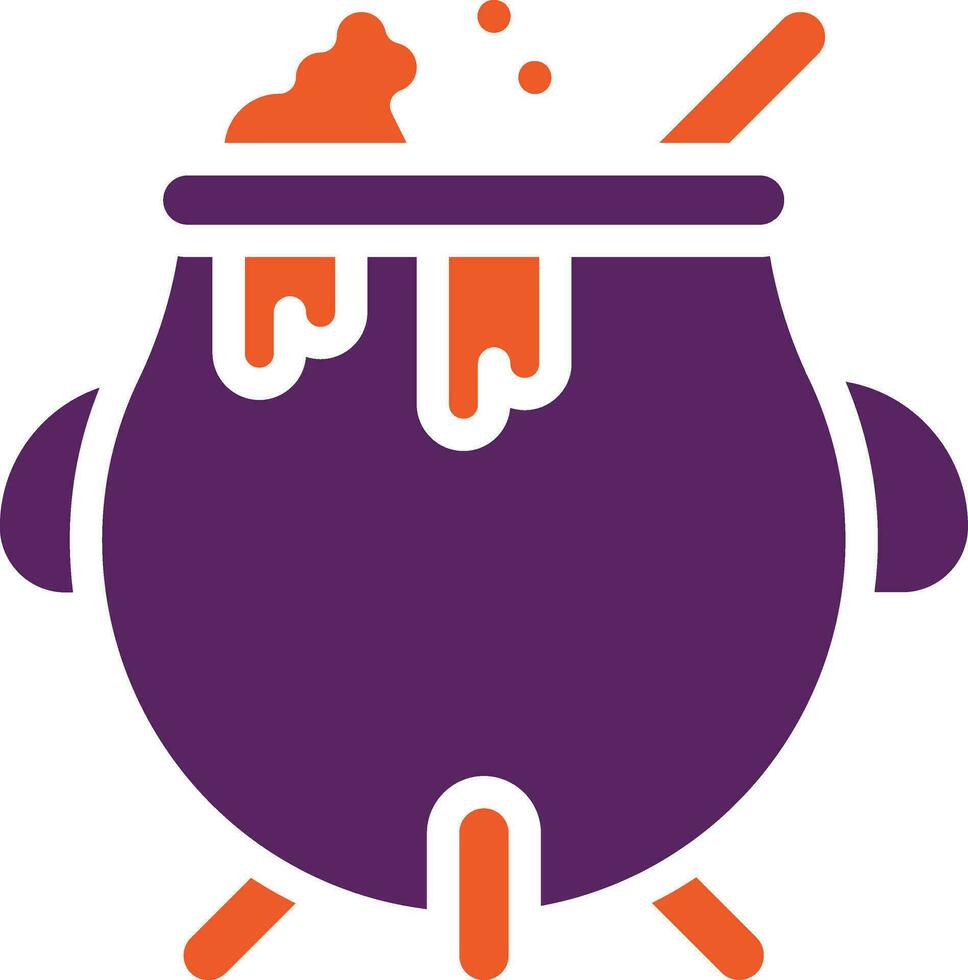 Cauldron Vector Icon Design Illustration