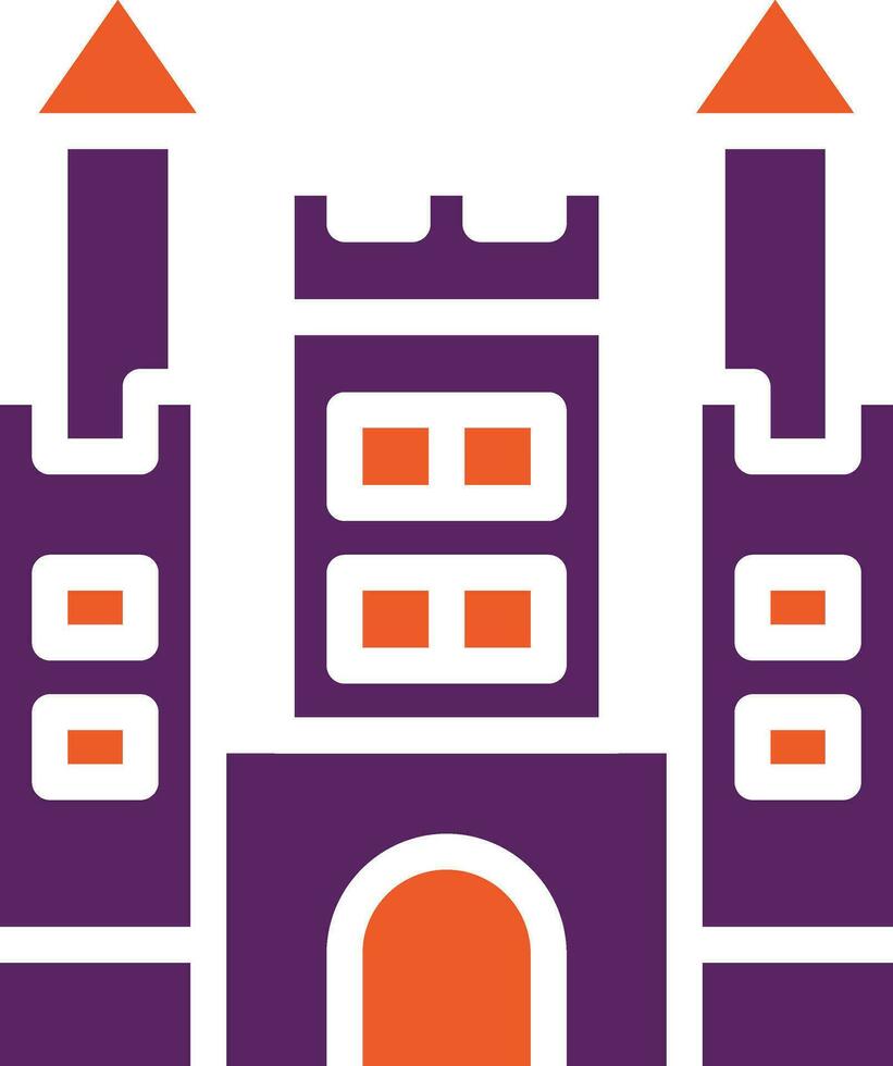 Castle Vector Icon Design Illustration