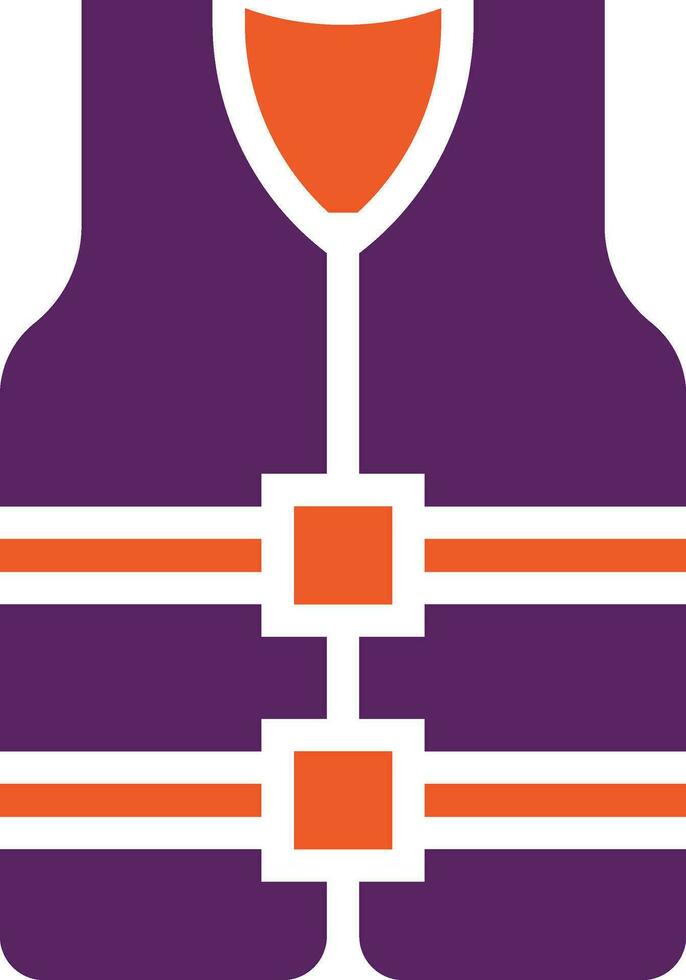 Life jacket Vector Icon Design Illustration