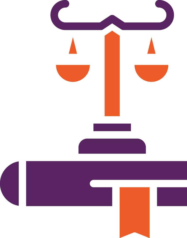 Law Vector Icon Design Illustration
