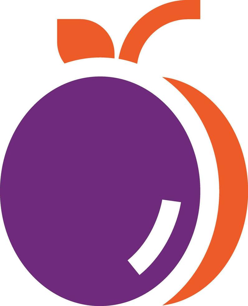 Apricot Vector Icon Design Illustration