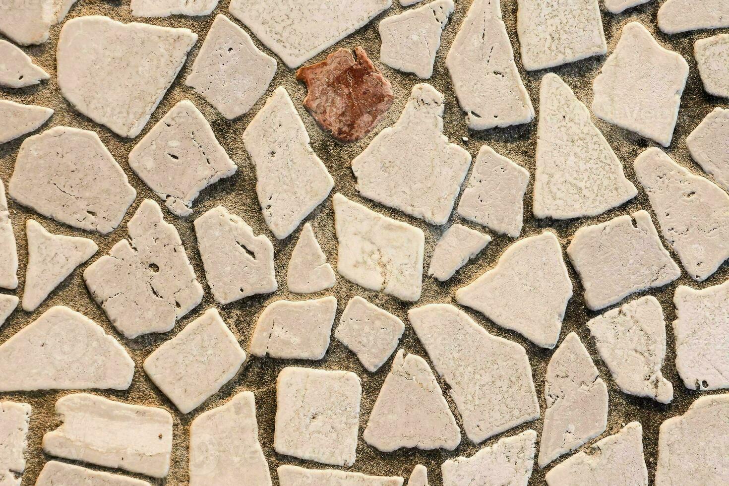 Stone wall pattern photo