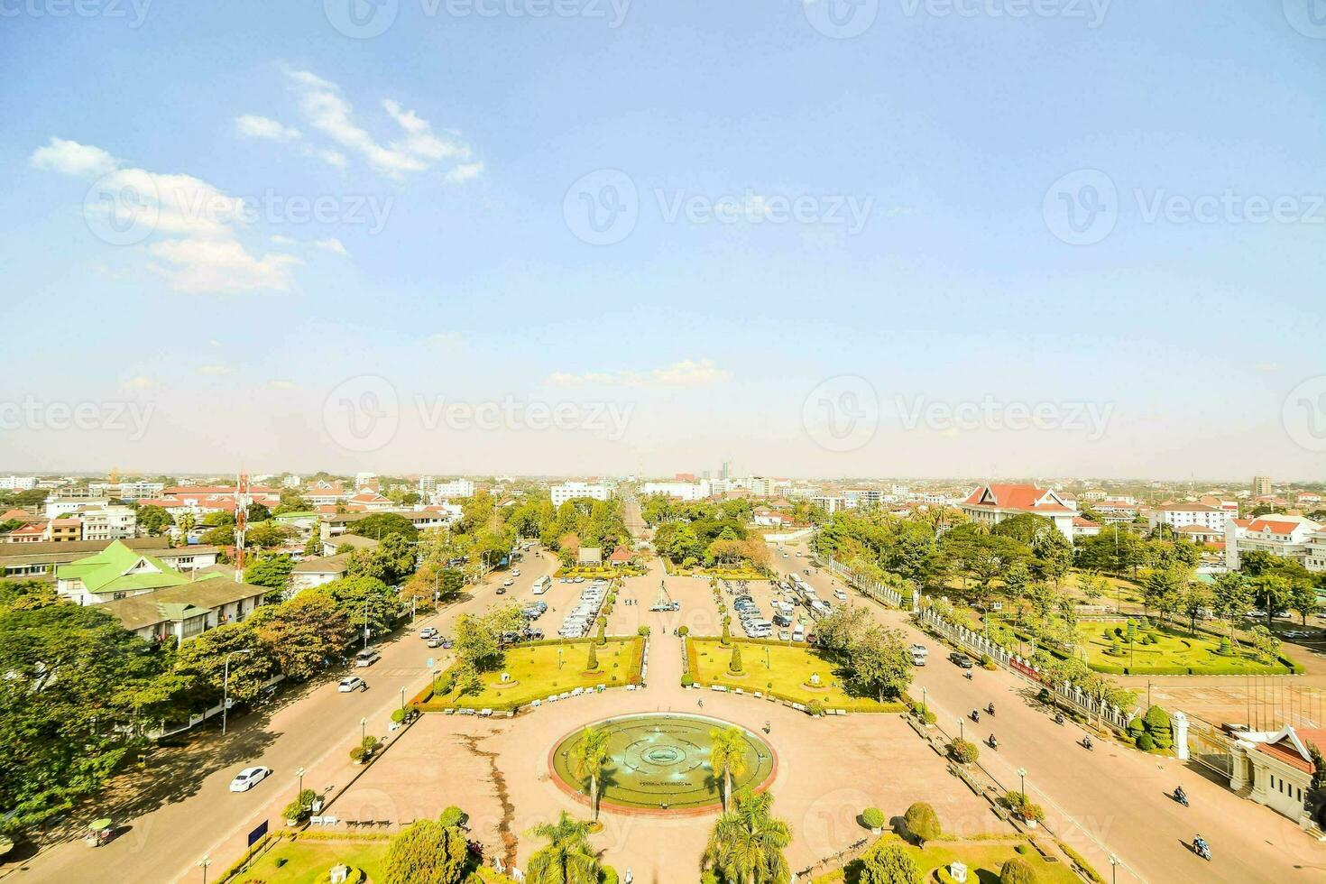 Aerial city view photo