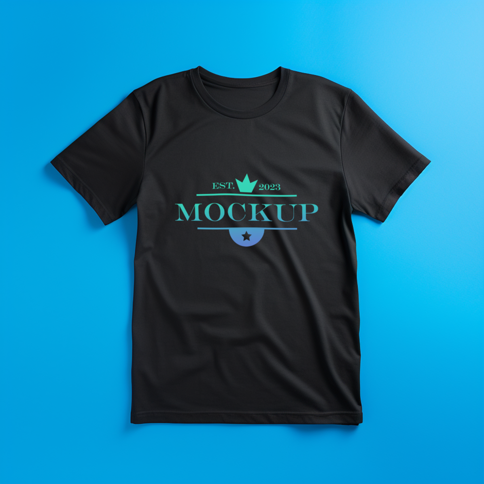 Tshirt mockup design PSD template Ai generated