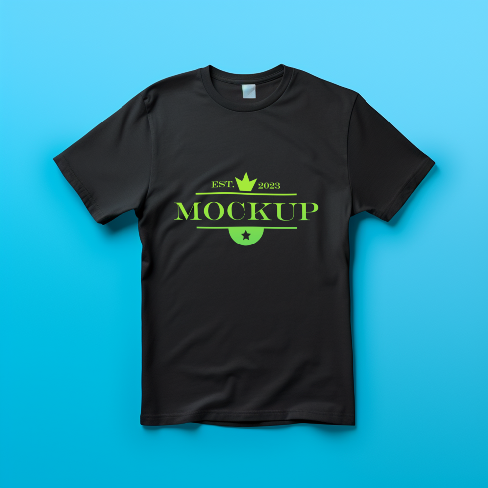 Tshirt mockup design PSD template Ai generated