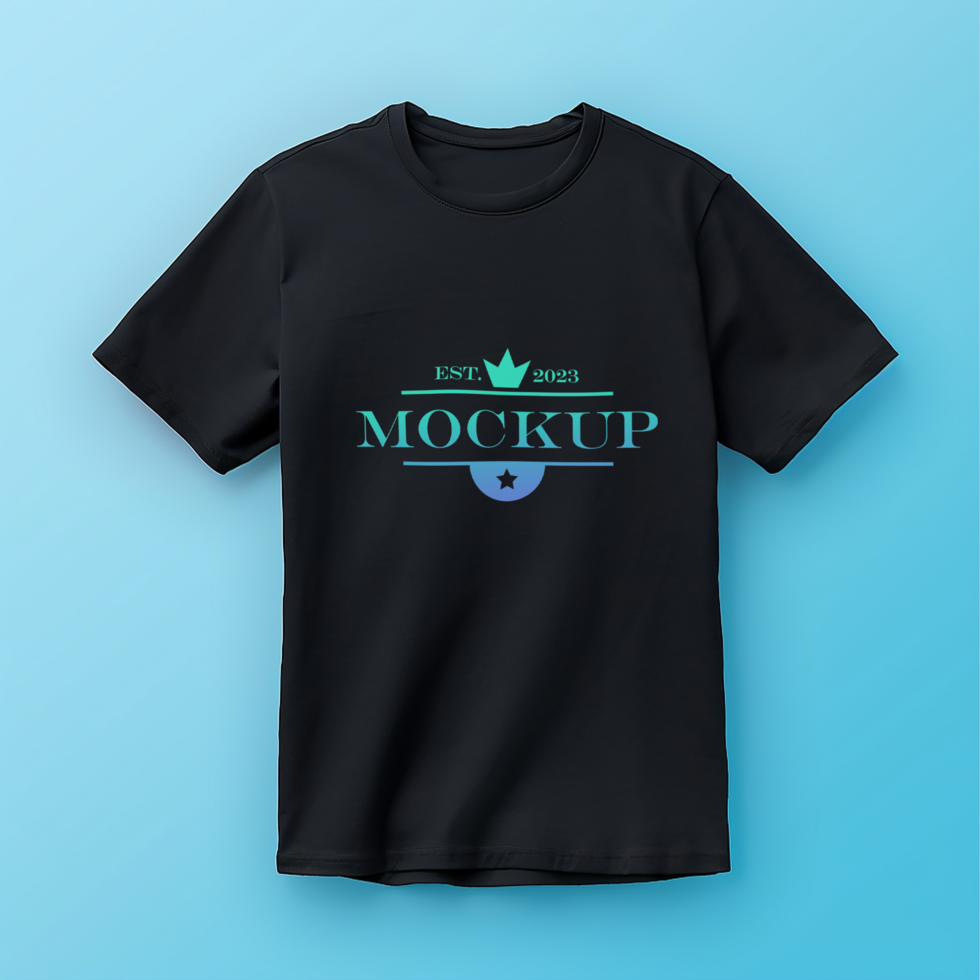 Tshirt mockup design PSD template Ai generated