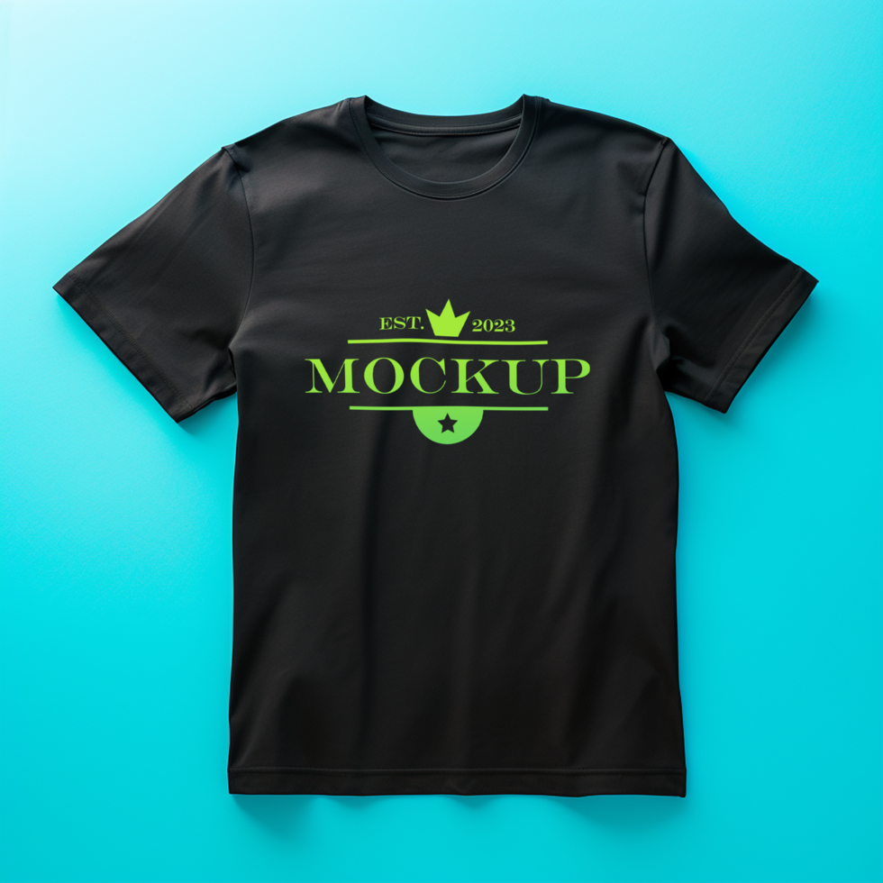 Tshirt mockup design PSD template Ai generated