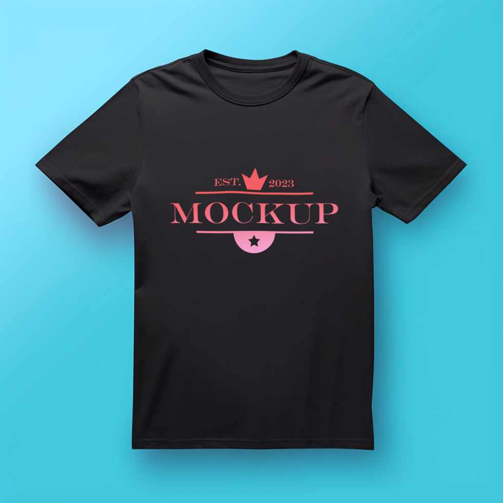 Tshirt mockup design PSD template Ai generated