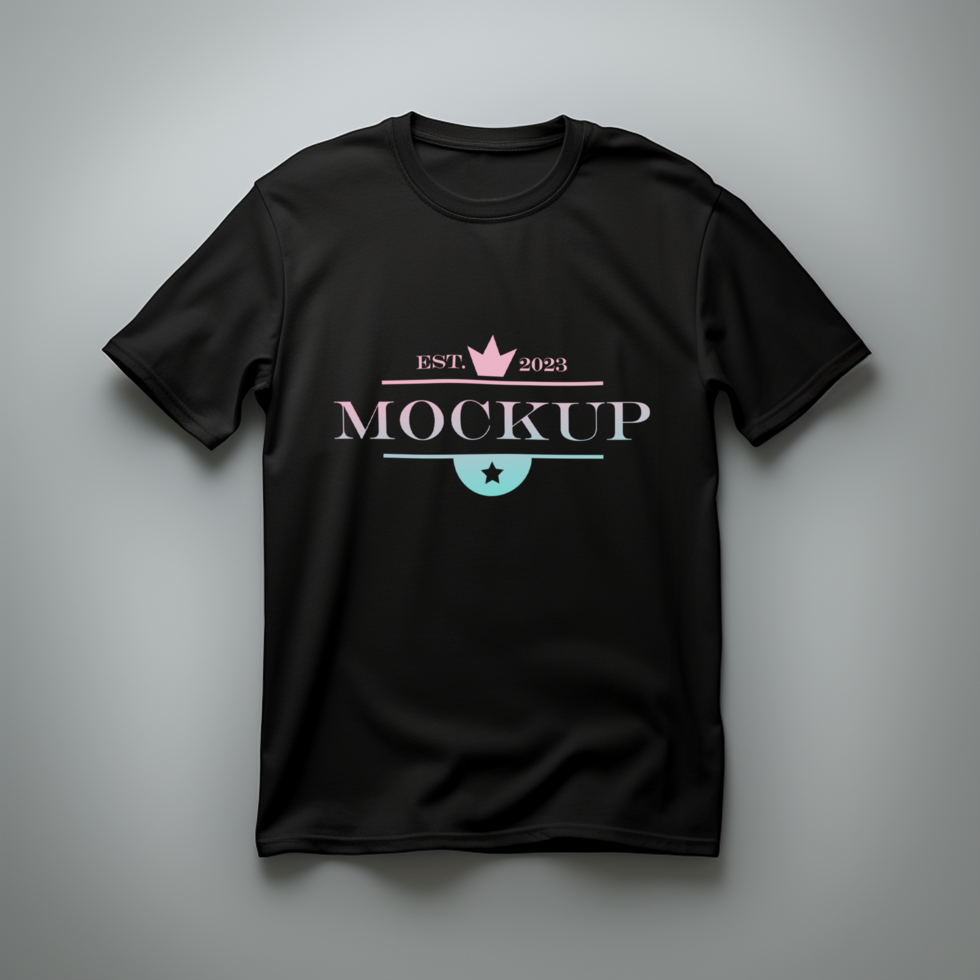 Tshirt mockup design PSD template Ai generated