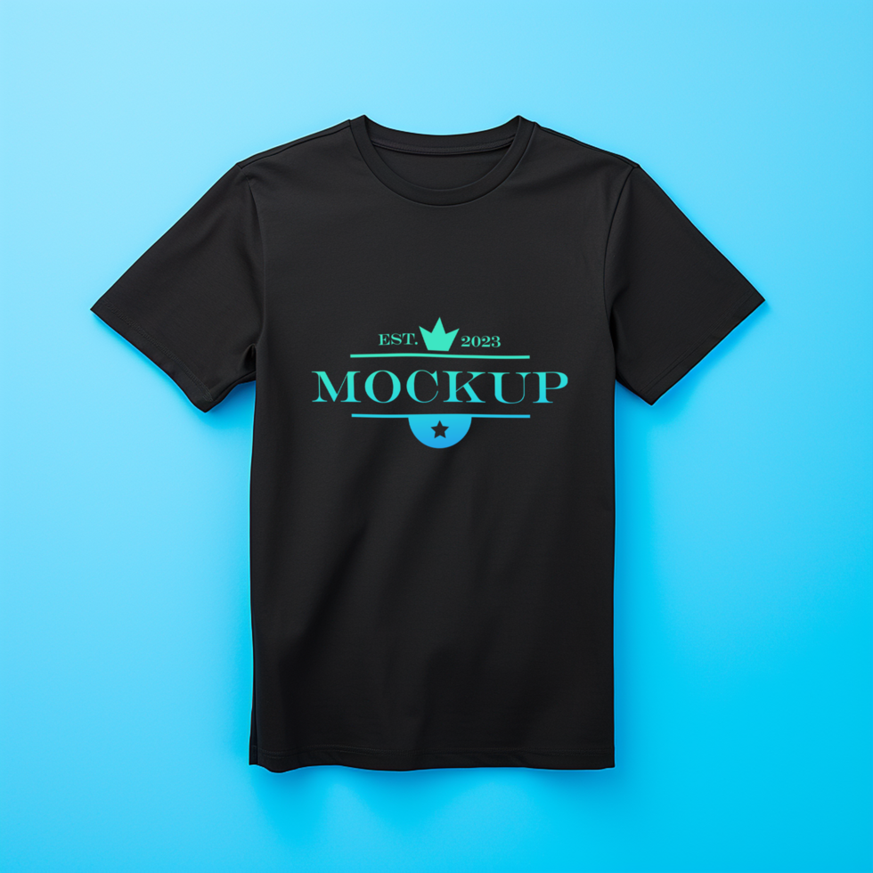 Tshirt mockup design PSD template Ai generated