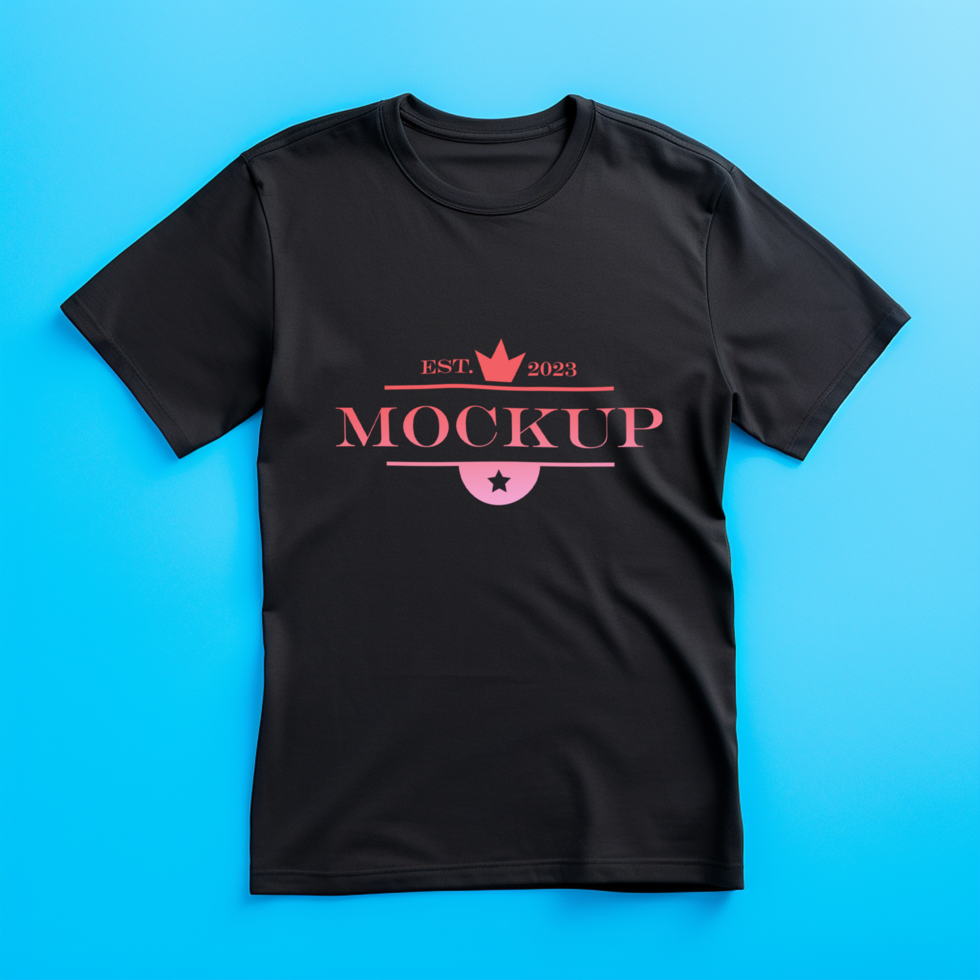 Tshirt mockup design PSD template Ai generated