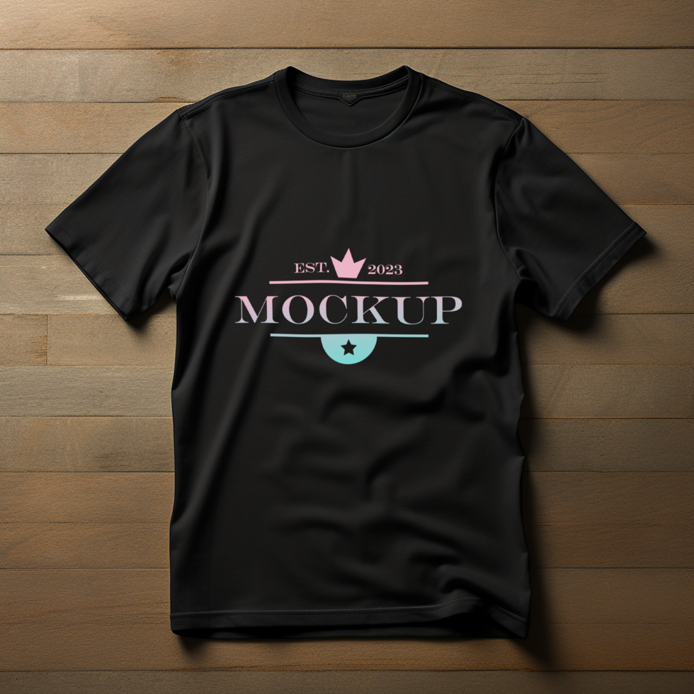 Tshirt mockup design PSD template Ai generated