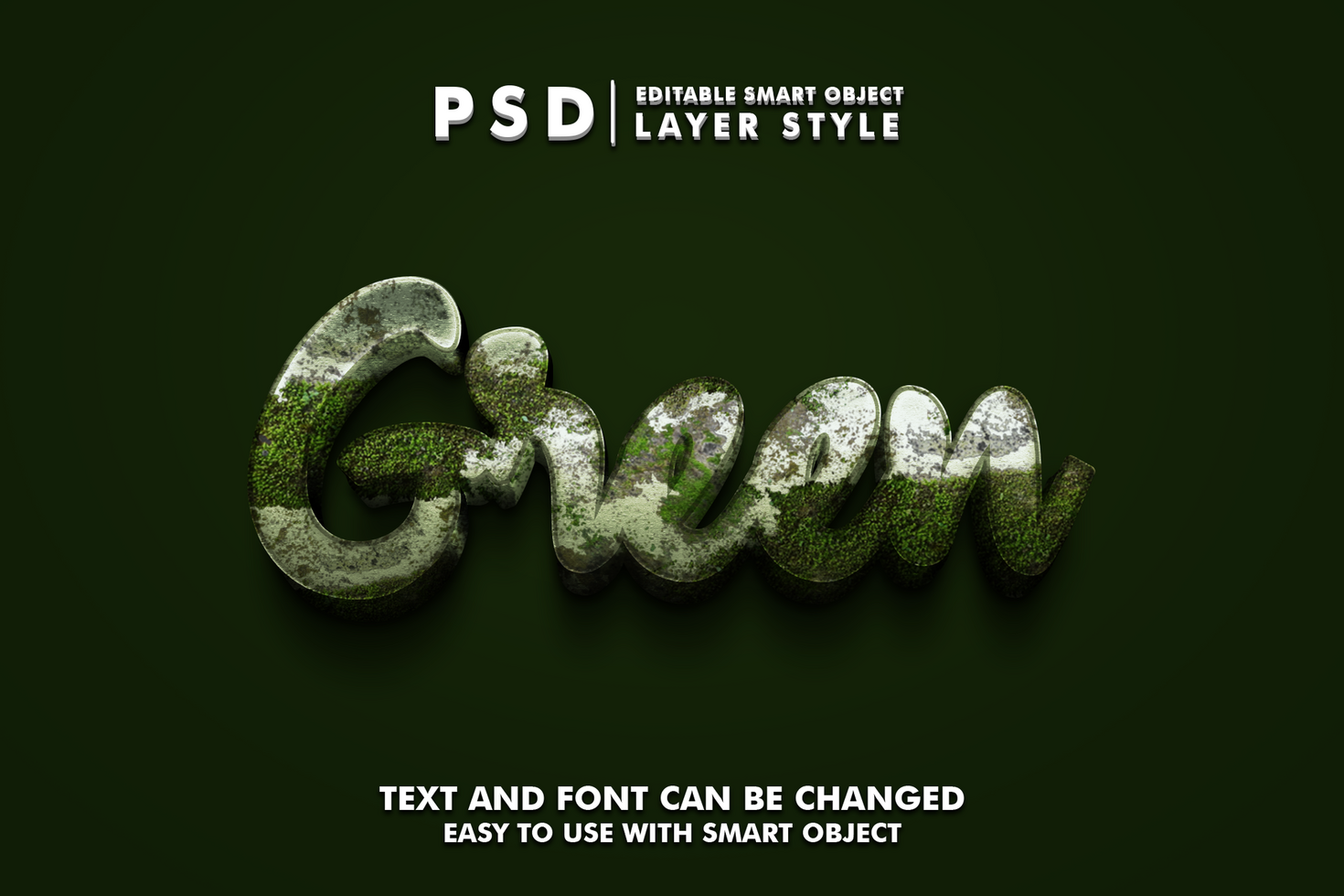 Stone Editable Text Effect psd