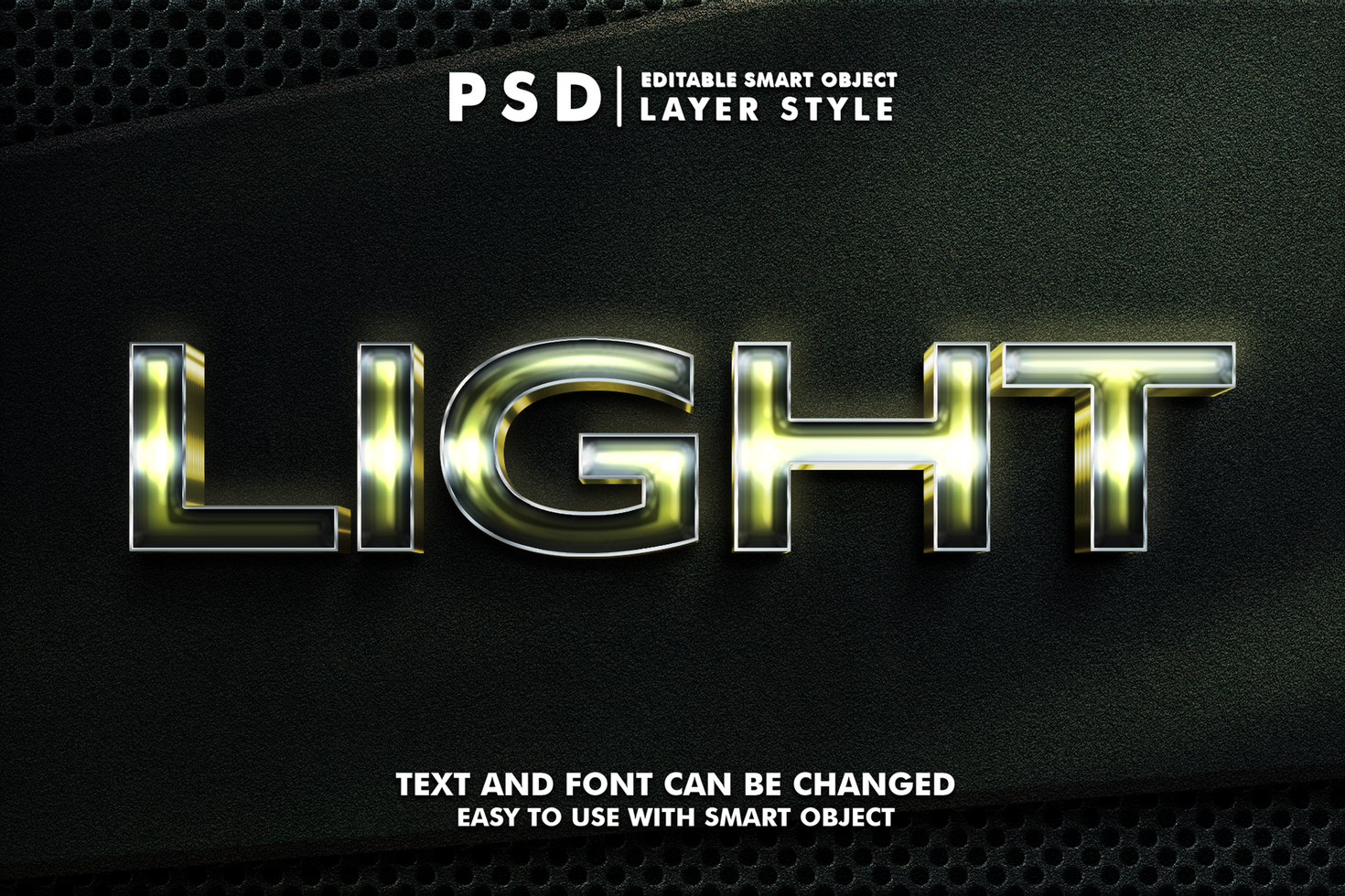 Neon Editable Text Effect psd