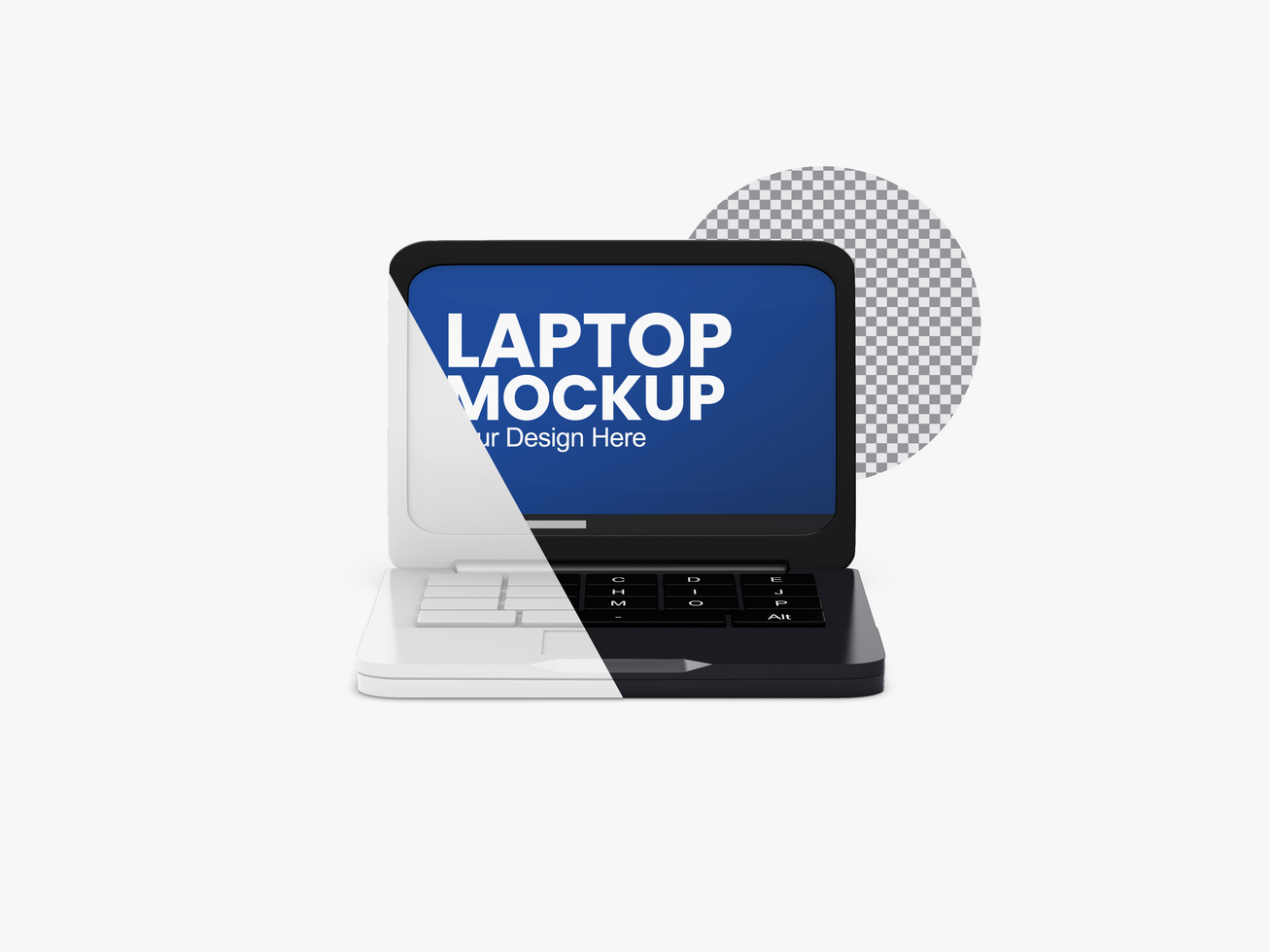 Laptop PSD Mockup