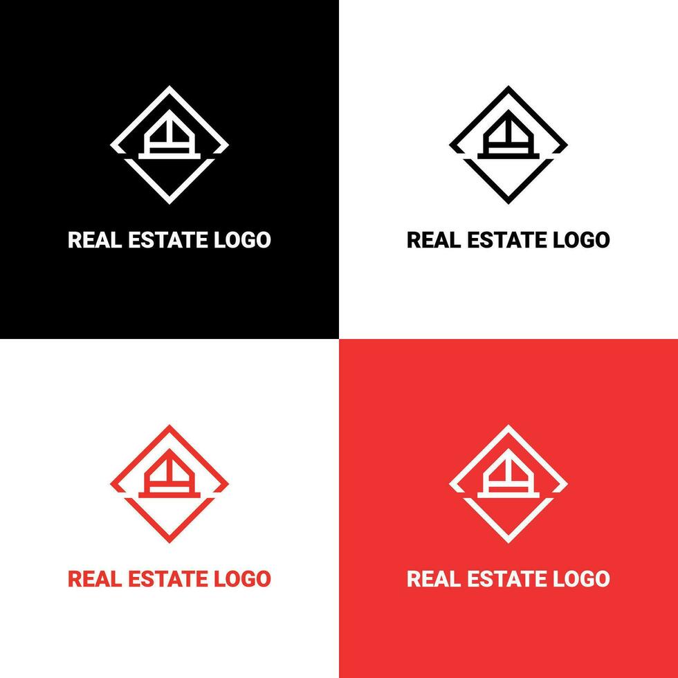 real estate logo vector