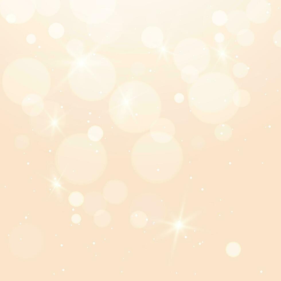 Vector blur background with bokeh and star