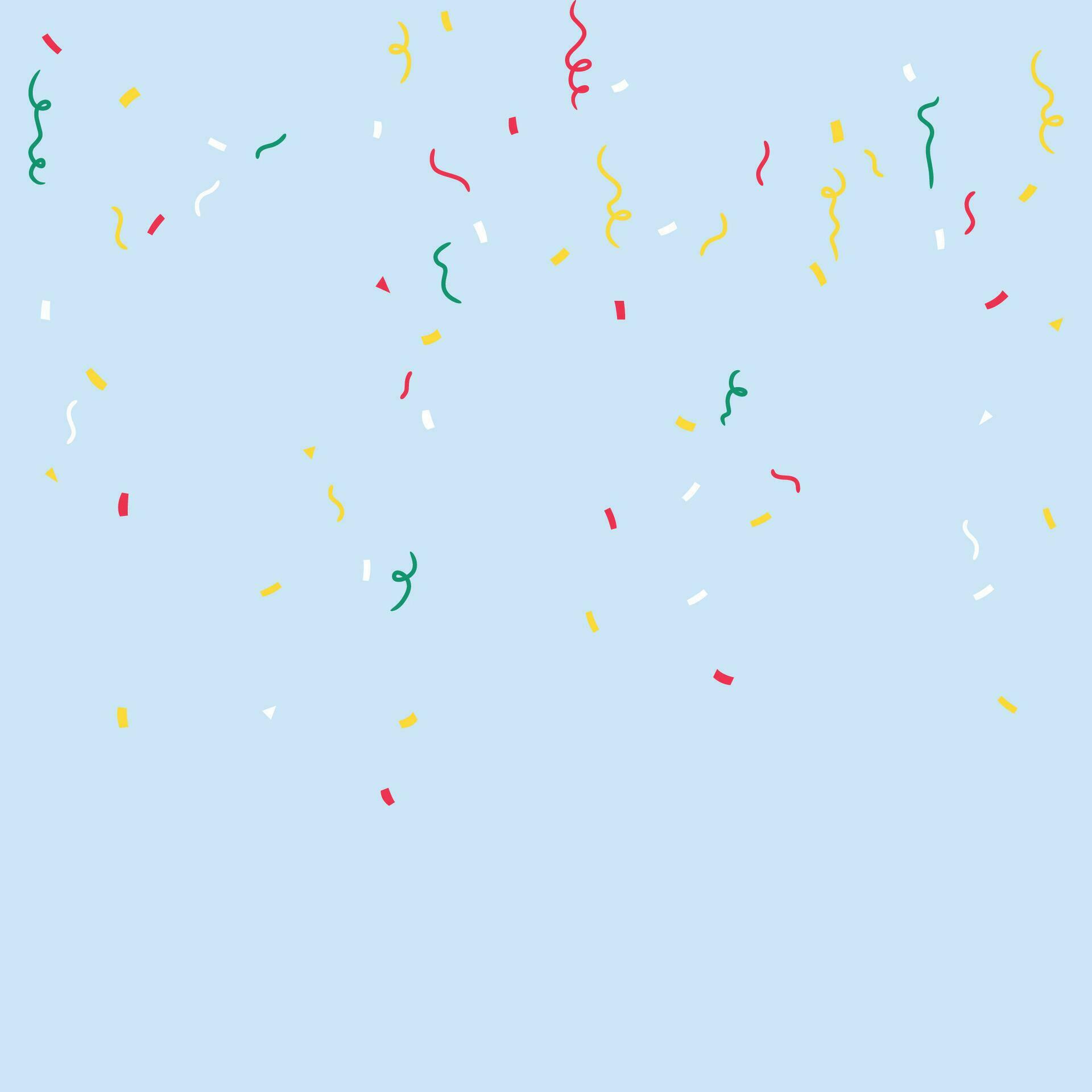 Vector flat design confetti background design 33875514 Vector Art at