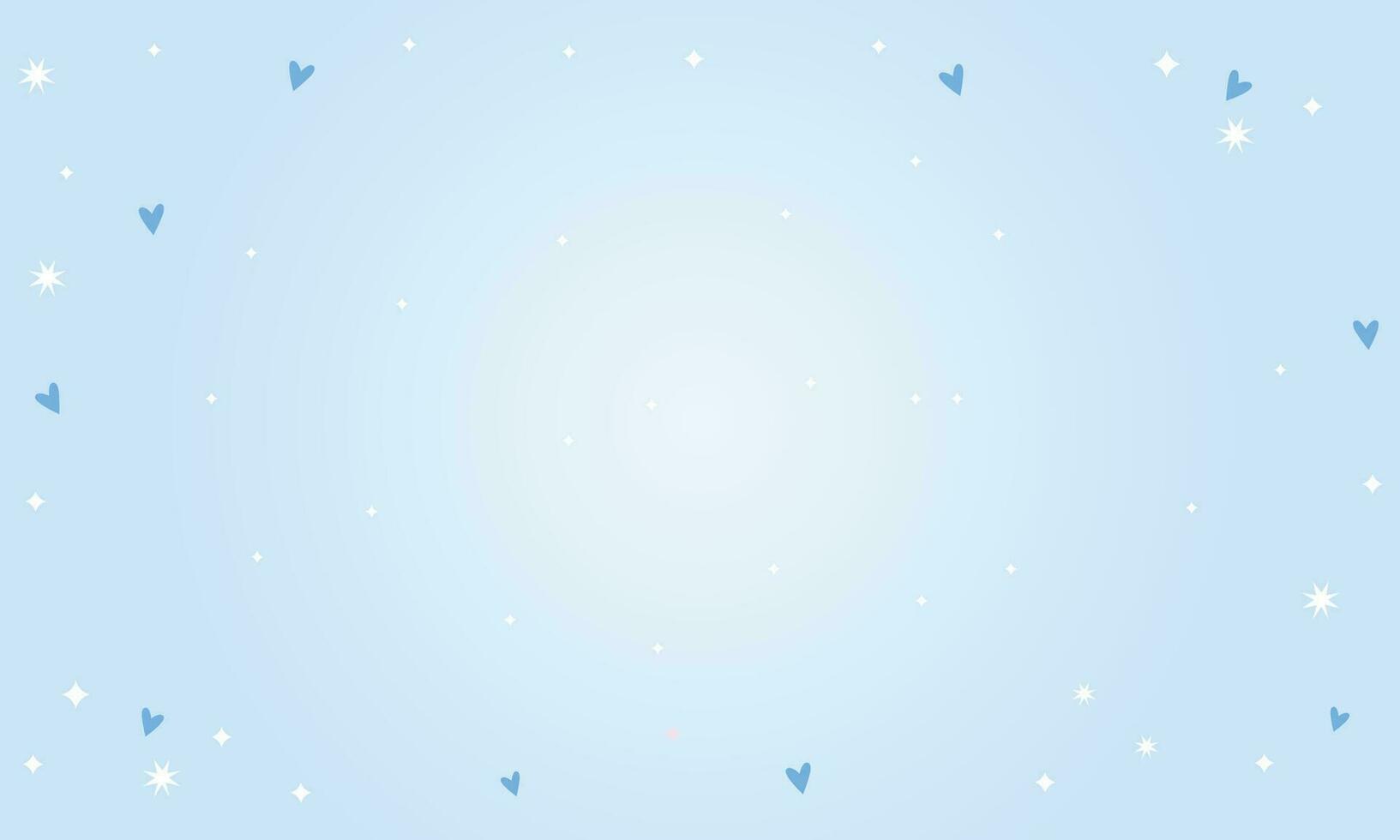 Vector valentines day background with blue hearts design