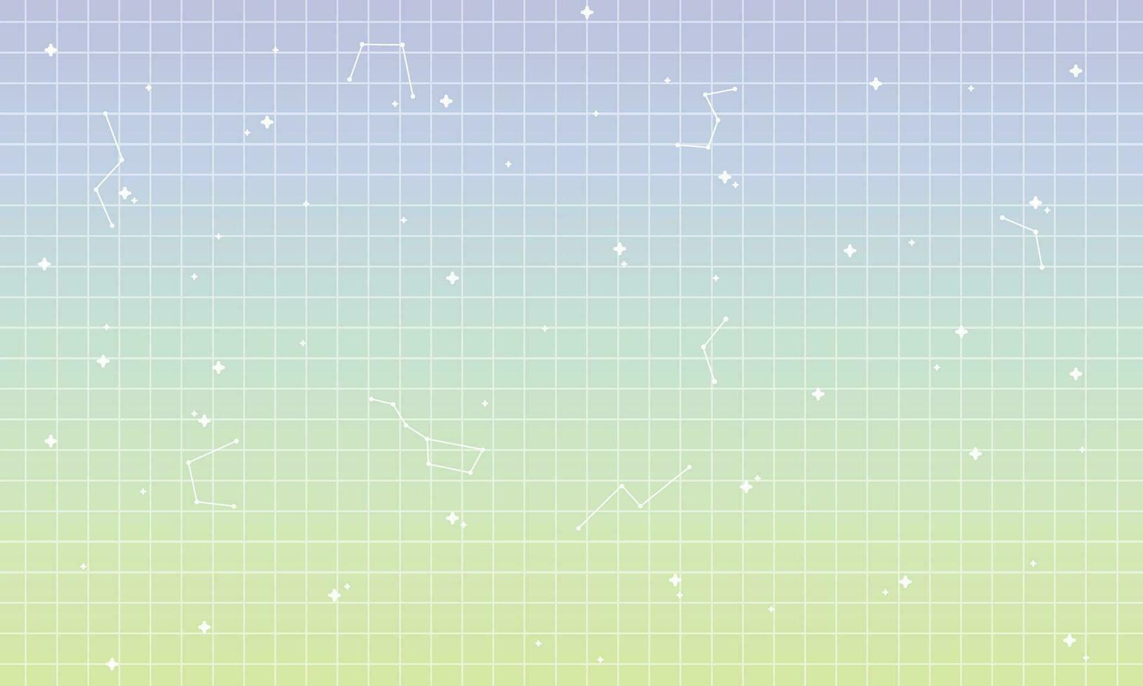 Vector pastel memphis blog banner template. with white retro stars abstract background in y2k aesthetic