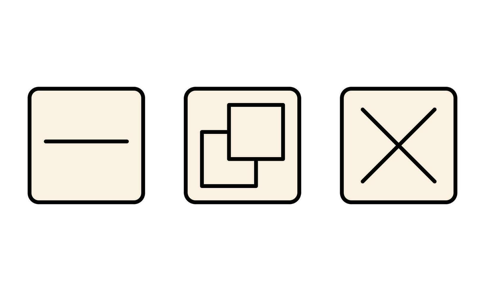 Vector full screen icon resize illustration symbol widen interface