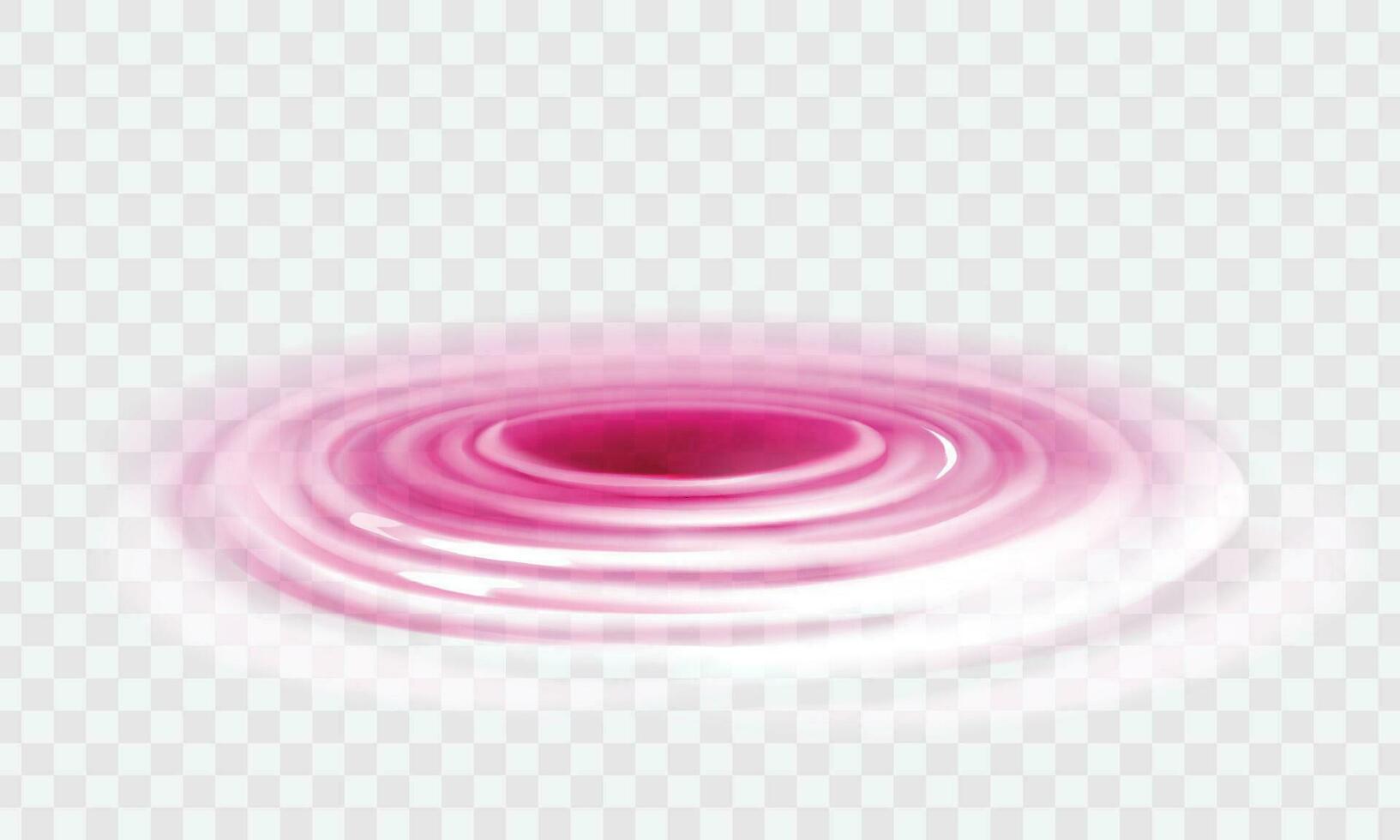 Vector ripple effect with circle waves on water surface