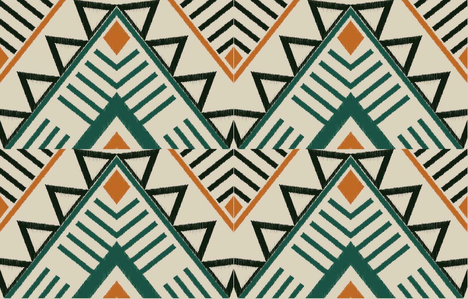 étnico resumen ikat Arte. azteca ornamento impresión. geométrico étnico modelo sin costura color oriental. diseño para antecedentes ,cortina, alfombra, fondo de pantalla, ropa, envase, batik, vector ilustración.