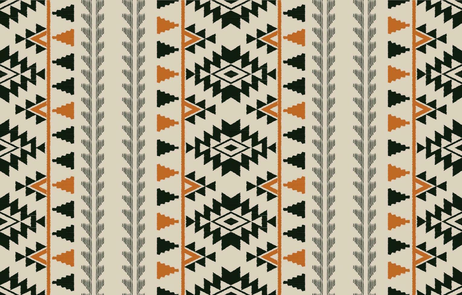 Ethnic abstract ikat art. Aztec ornament print. geometric ethnic pattern seamless  color oriental.  Design for background ,curtain, carpet, wallpaper, clothing, wrapping, Batik, vector illustration.