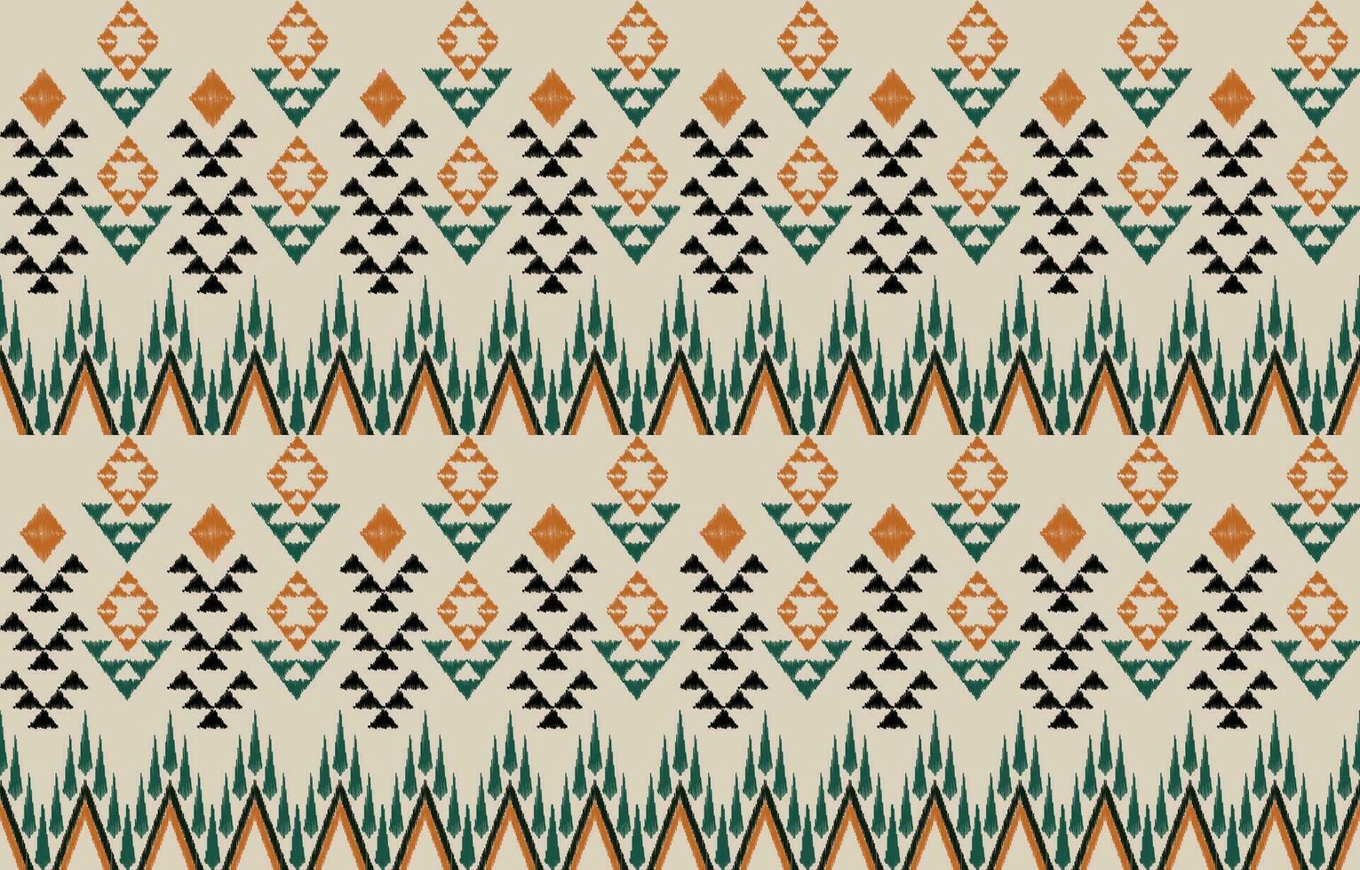 étnico resumen ikat Arte. azteca ornamento impresión. geométrico étnico modelo sin costura color oriental. diseño para antecedentes ,cortina, alfombra, fondo de pantalla, ropa, envase, batik, vector ilustración.