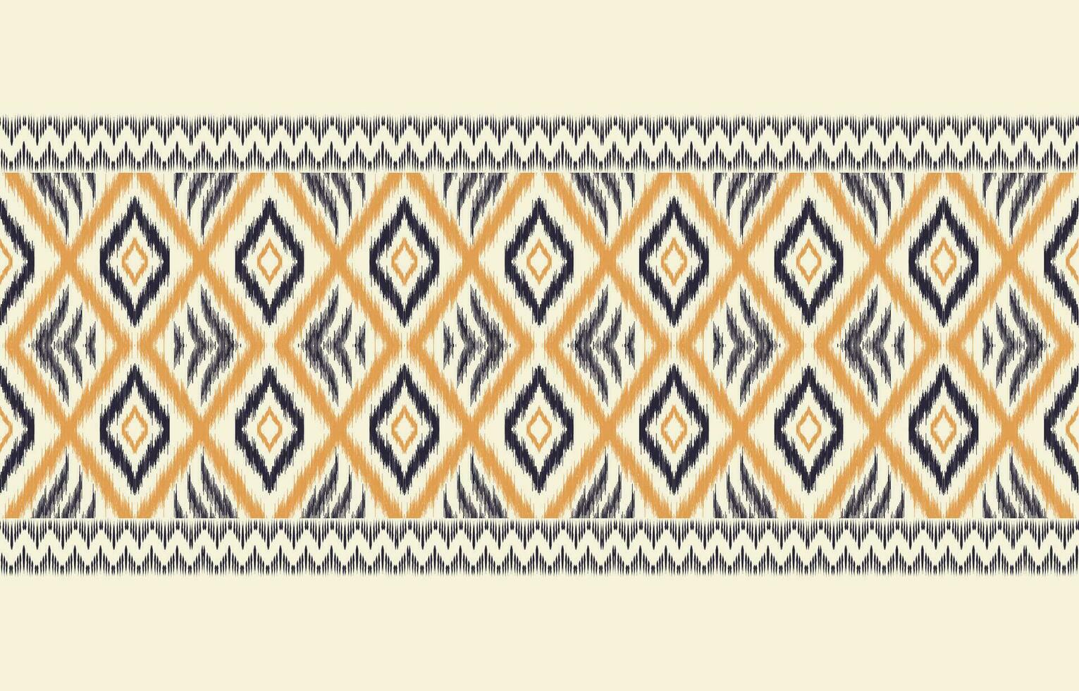 Ethnic abstract ikat art. Aztec ornament print. geometric ethnic pattern seamless  color oriental.  Design for background ,curtain, carpet, wallpaper, clothing, wrapping, Batik, vector illustration.