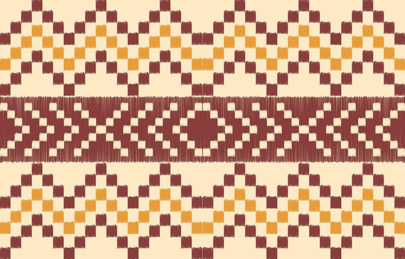 Ethnic abstract ikat art. Aztec ornament print. geometric ethnic pattern seamless  color oriental.  Design for background ,curtain, carpet, wallpaper, clothing, wrapping, Batik, vector illustration.