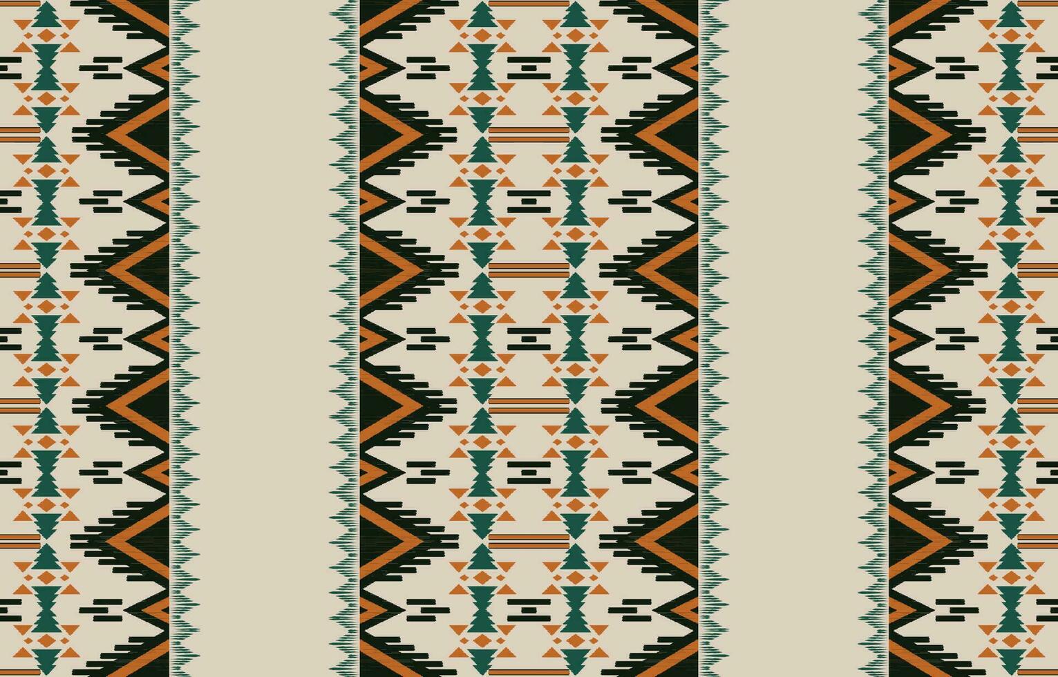 Ethnic abstract ikat art. Aztec ornament print. geometric ethnic pattern seamless  color oriental.  Design for background ,curtain, carpet, wallpaper, clothing, wrapping, Batik, vector illustration.