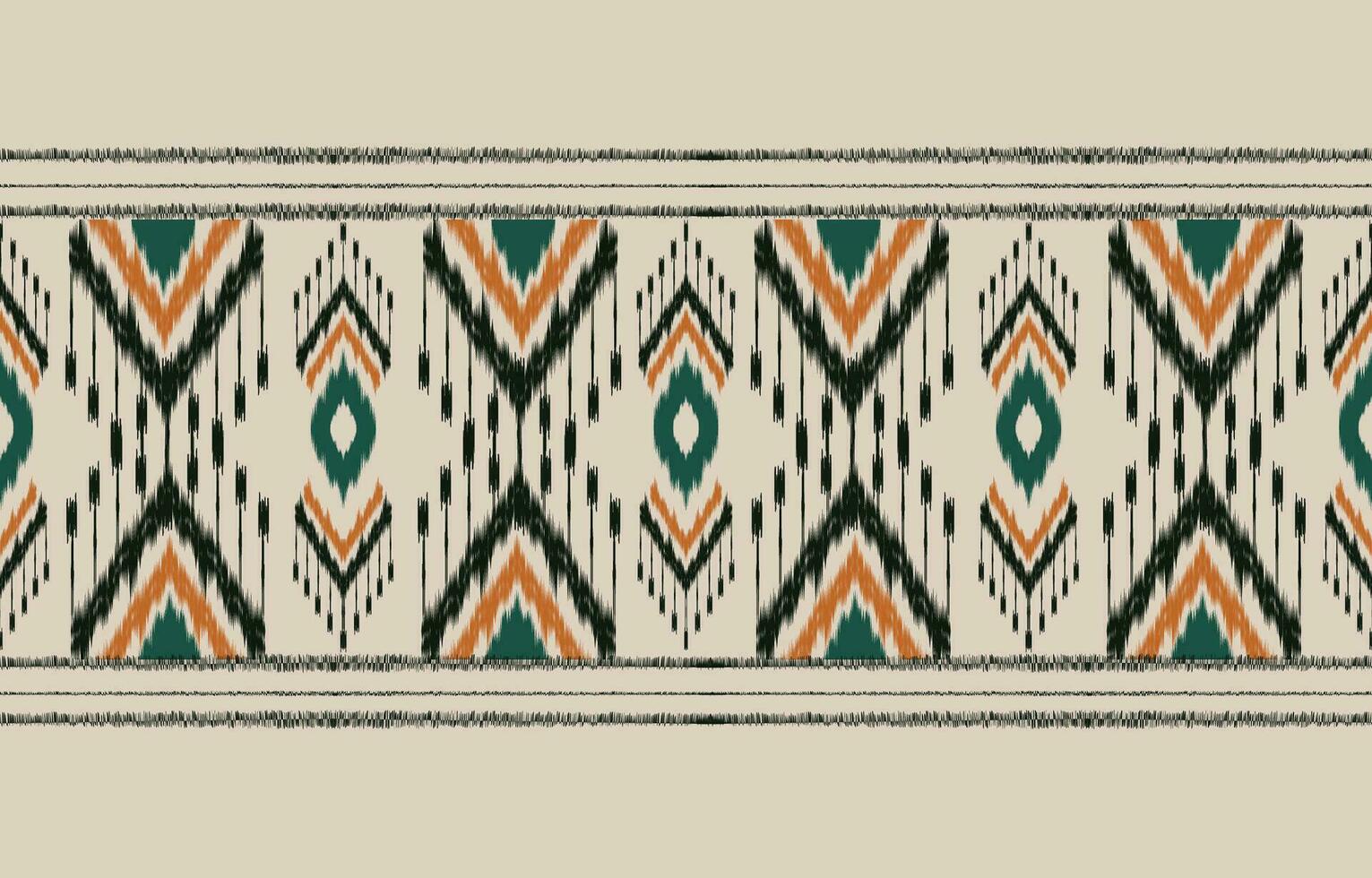 Ethnic abstract ikat art. Aztec ornament print. geometric ethnic pattern seamless  color oriental.  Design for background ,curtain, carpet, wallpaper, clothing, wrapping, Batik, vector illustration.