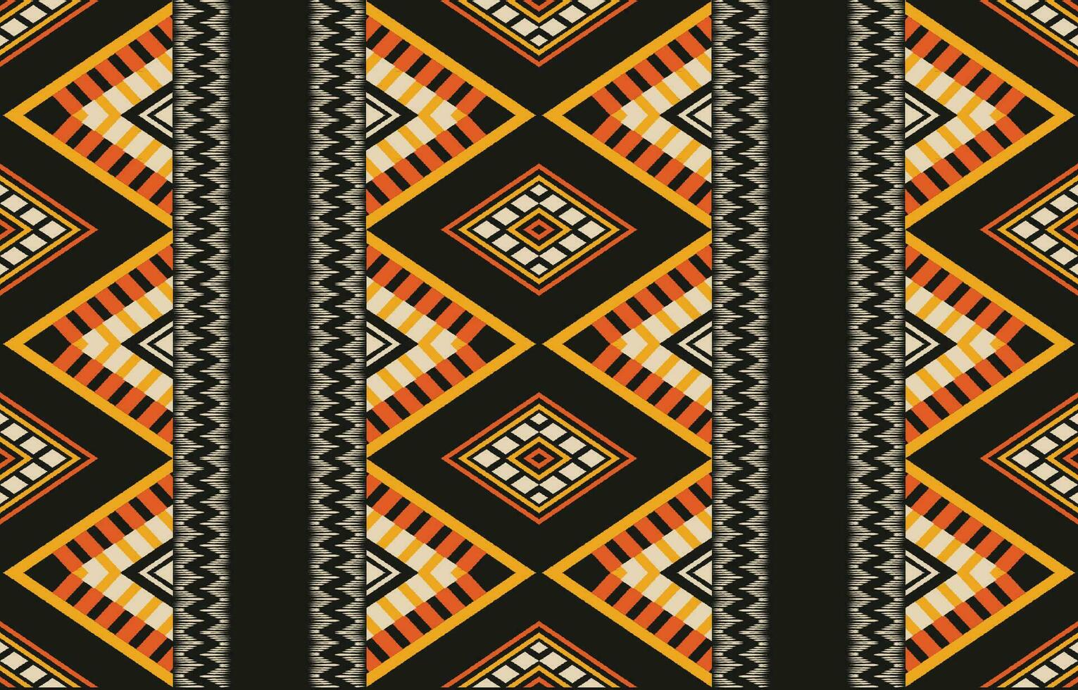 étnico resumen ikat Arte. azteca ornamento impresión. geométrico étnico modelo sin costura color oriental. diseño para antecedentes ,cortina, alfombra, fondo de pantalla, ropa, envase, batik, vector ilustración.