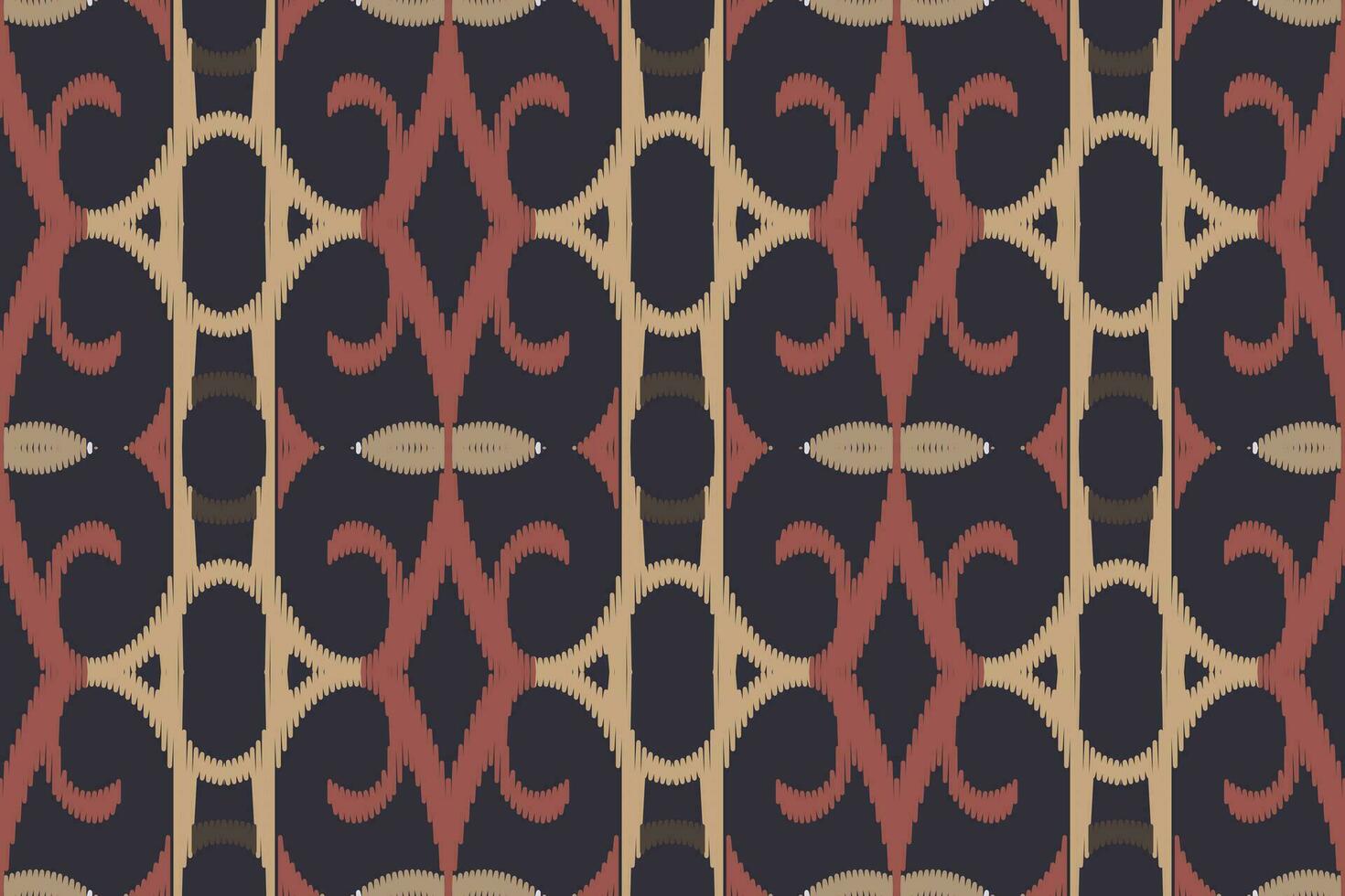 Motif Ikat Paisley Embroidery Background. Ikat Texture Geometric Ethnic Oriental Pattern Traditional. Ikat Aztec Style Abstract Design for Print Texture,fabric,saree,sari,carpet. vector
