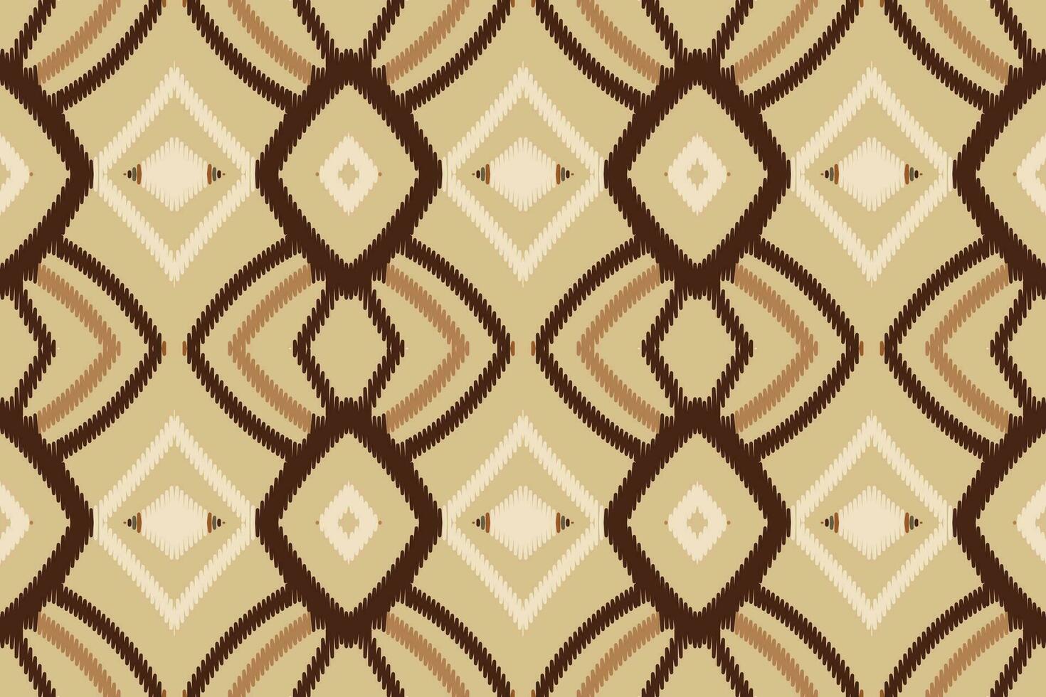 Motif Ikat Floral Paisley Embroidery Background. Ikat Seamless Geometric Ethnic Oriental Pattern traditional.aztec Style Abstract Vector design for Texture,fabric,clothing,wrapping,sarong.