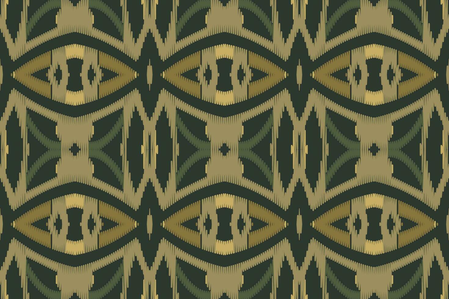 Motif Ikat Paisley Embroidery Background. Ikat Flower Geometric Ethnic Oriental Pattern traditional.aztec Style Abstract Vector illustration.design for Texture,fabric,clothing,wrapping,sarong.