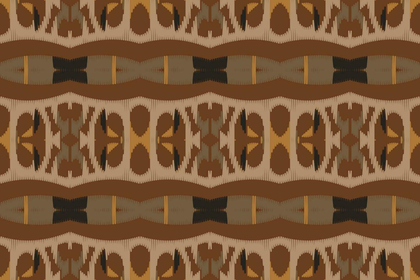 Motif Ikat Floral Paisley Embroidery Background. Ikat Flowers Geometric Ethnic Oriental Pattern Traditional. Ikat Aztec Style Abstract Design for Print Texture,fabric,saree,sari,carpet. vector
