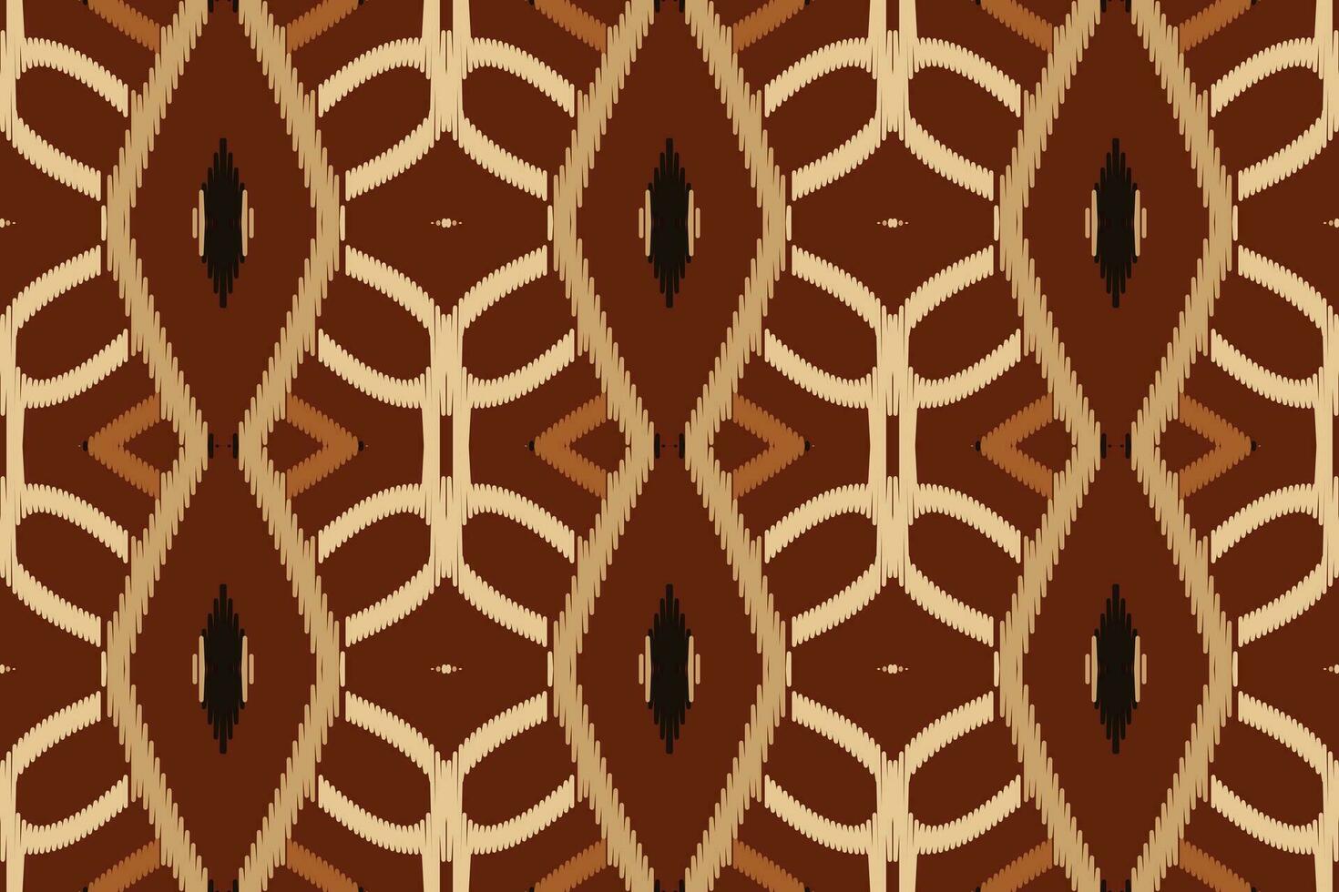 Ikat Damask Embroidery Background. Ikat Diamond Geometric Ethnic Oriental Pattern Traditional. Ikat Aztec Style Abstract Design for Print Texture,fabric,saree,sari,carpet. vector
