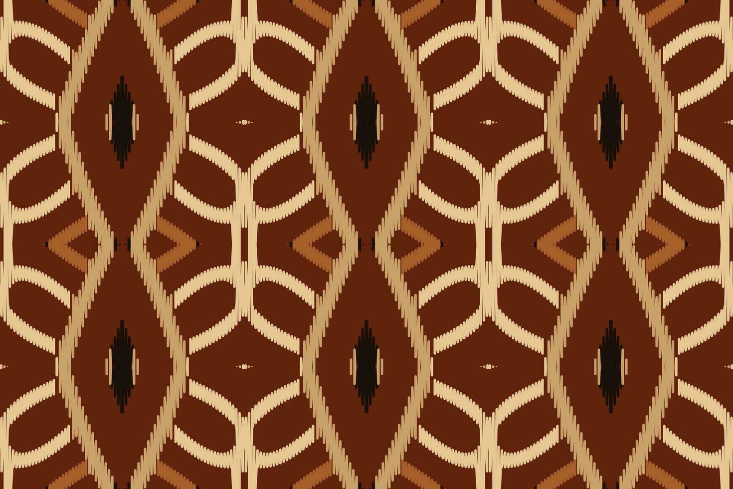 Ikat Damask Embroidery Background. Ikat Diamond Geometric Ethnic Oriental Pattern Traditional. Ikat Aztec Style Abstract Design for Print Texture,fabric,saree,sari,carpet. vector