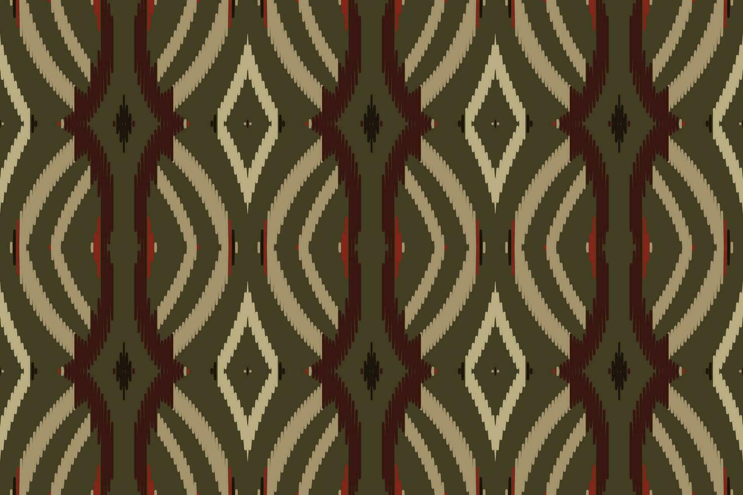 Ikat Fabric Paisley Embroidery Background. Ikat Chevron Geometric Ethnic Oriental Pattern Traditional. Ikat Aztec Style Abstract Design for Print Texture,fabric,saree,sari,carpet. vector
