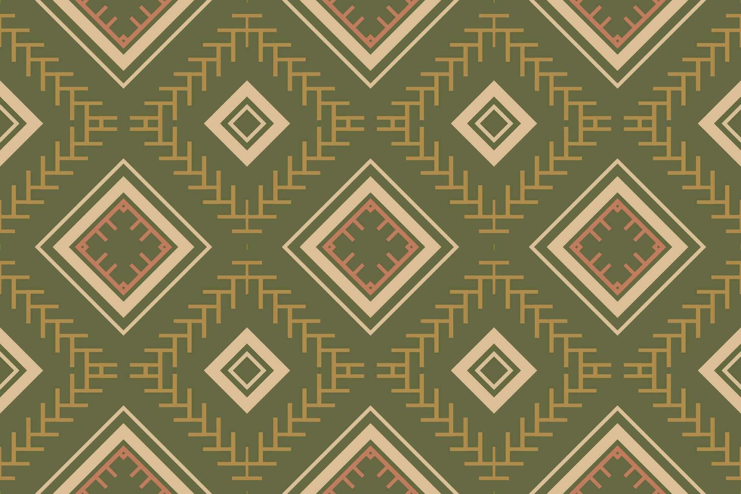Ethnic pattern vector. traditional pattern design It is a pattern created by combining geometric shapes. Create beautiful fabric patterns. Design for print. vector