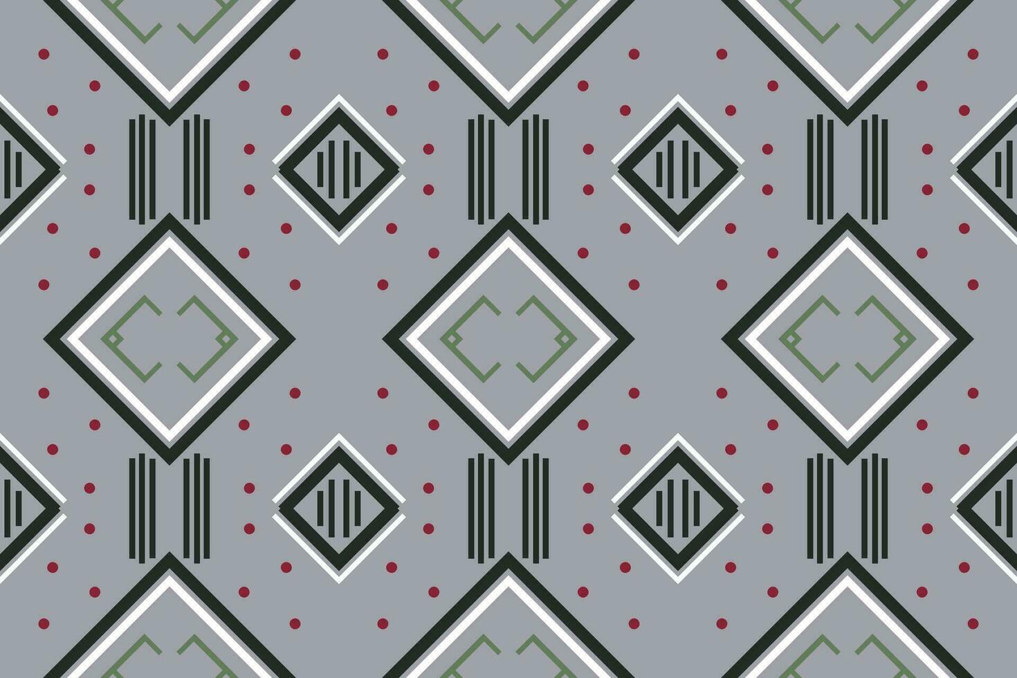 Ethnic pattern Philippine textile. It is a pattern created by combining geometric shapes. Create beautiful fabric patterns. Design for print. vector